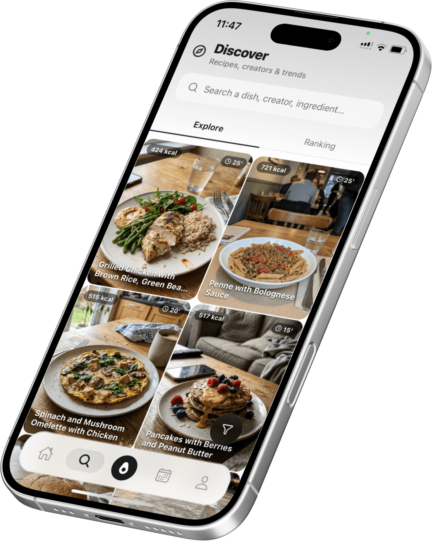MyReciply app — discover recipes, track your macros, scan your meals
