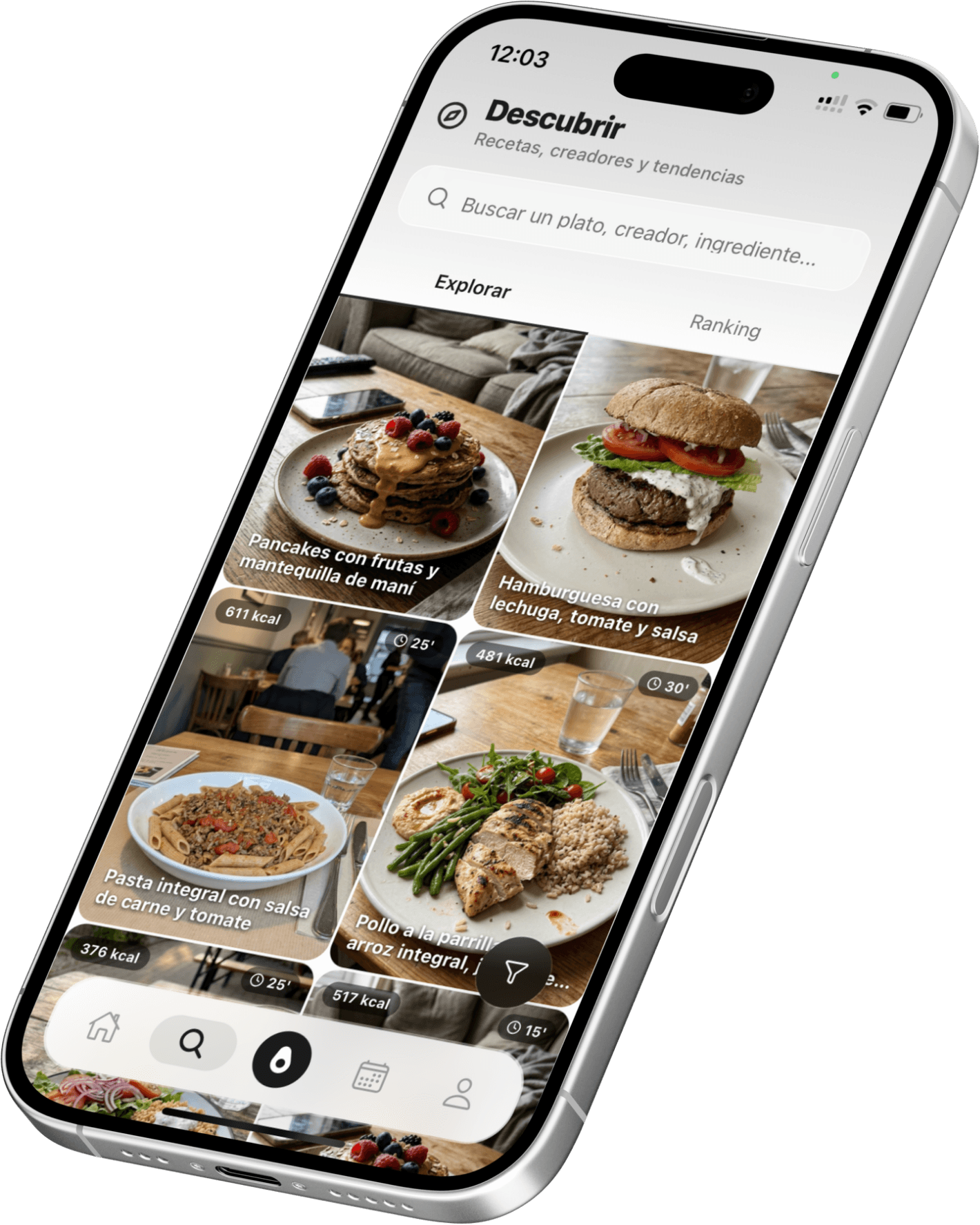 MyReciply app — descubrir recetas, hacer seguimiento de macros, escanear comidas